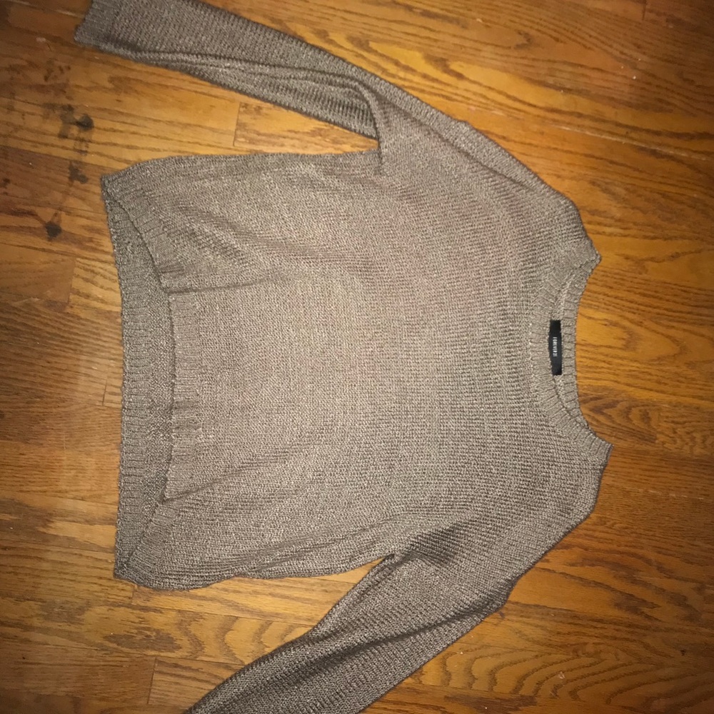 Forever 21 tan sweater